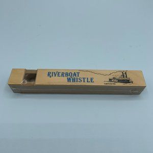 NWT - Riverboat Wooden Whistle